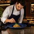 Pasta Bowls Midnight 285mm Blue Porcelain for Upscale Dining (Pack of 12)