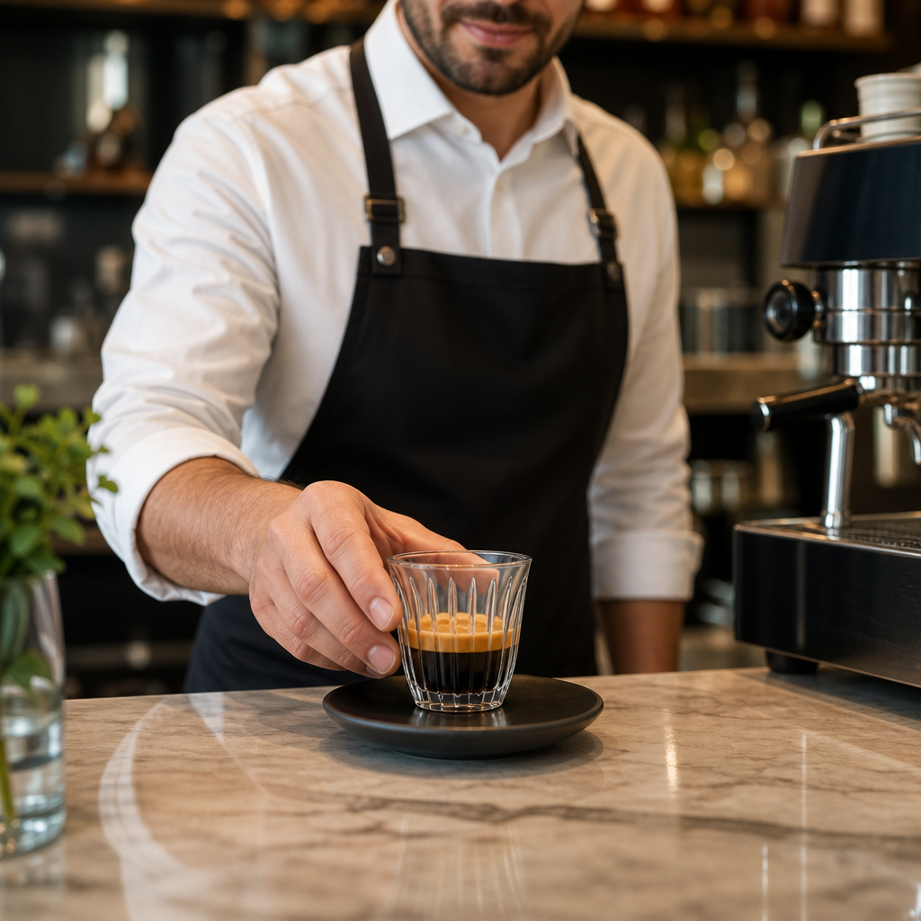 Glass Espresso Glasses 100ml for Hot & Cold Drinks (Pack of 6)