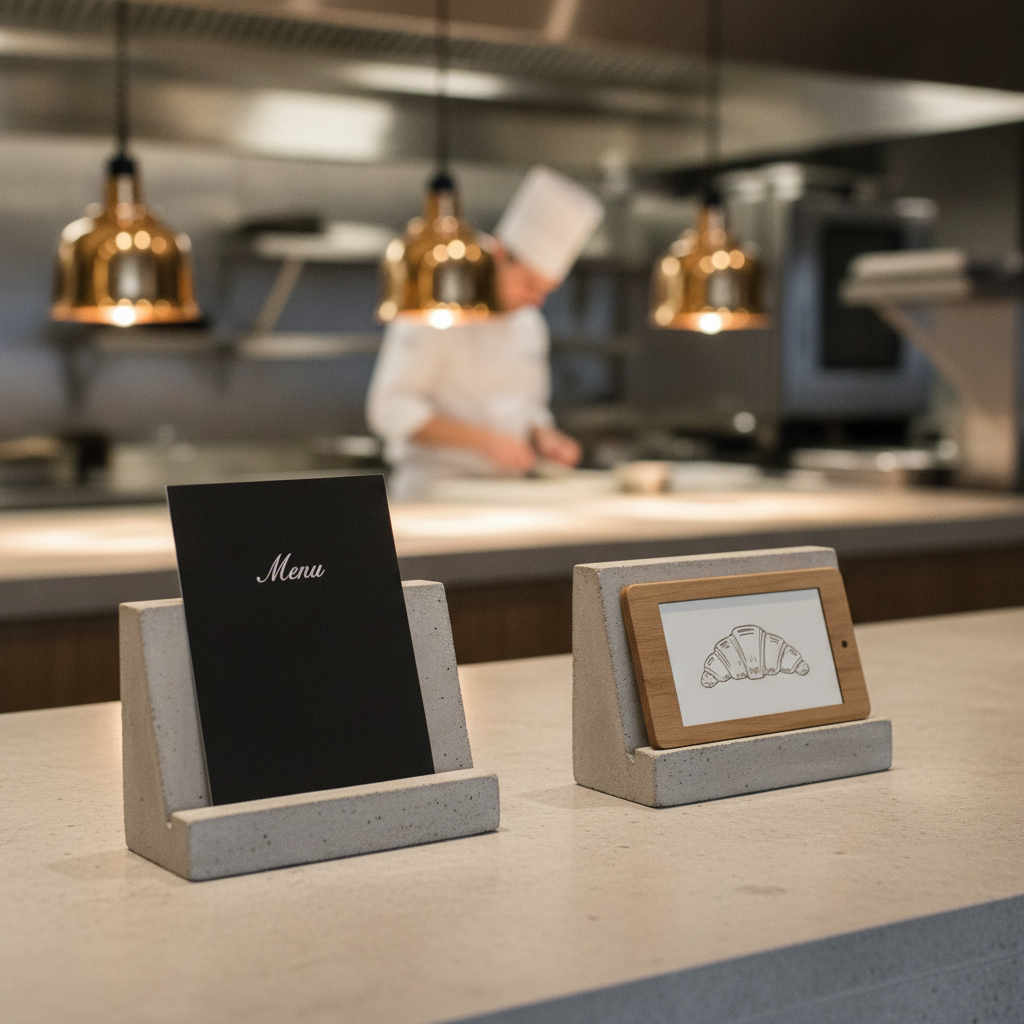 Concrete Display Stand for Table Tops & Buffets (Pack of 2)
