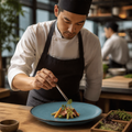 Coupe Plates 260mm Blue Porcelain for Farm-to-Table Dining (Pack of 12)