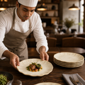 Plates 280mm Ceramic for Casual Fine Dining (Pack of 6)