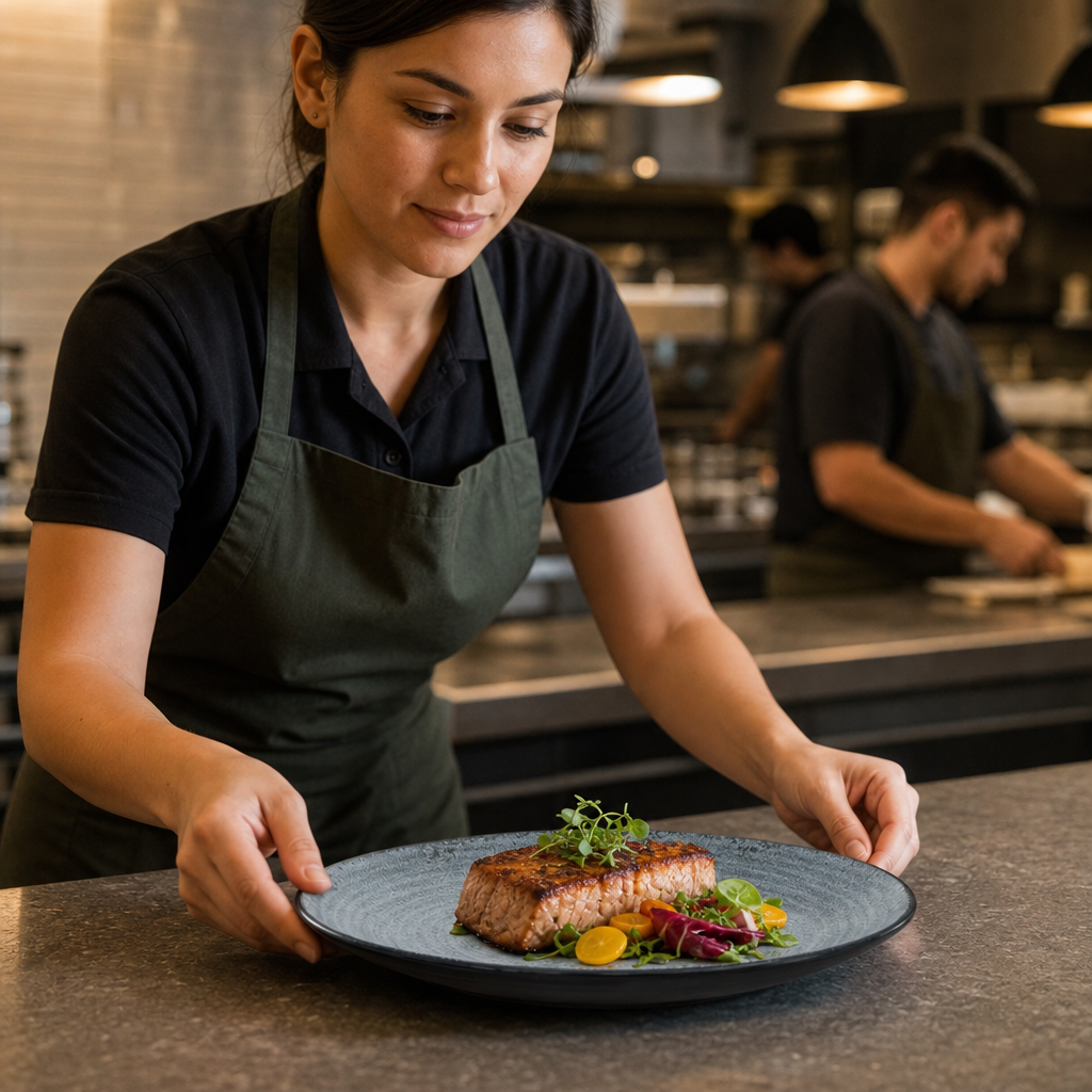 Slate Plates 228.6mm Melamine for Fast Casual Dining (Pack of 12)