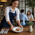 Oatmeal Bowls 165mm Blue Porcelain for Cafés & Restaurants (Pack of 36)