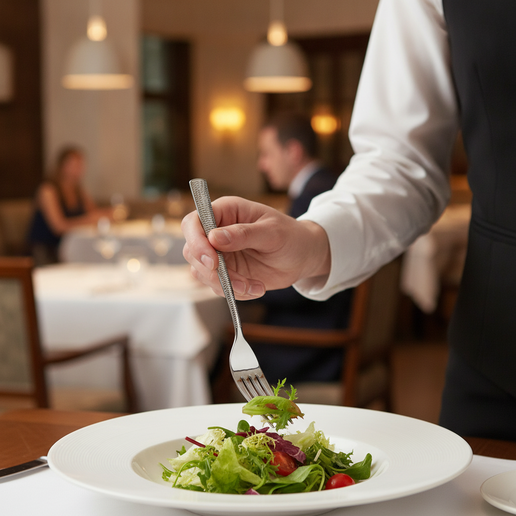 18/10 Stainless Steel Table Forks for Premium Hospitality (Pack of 12)