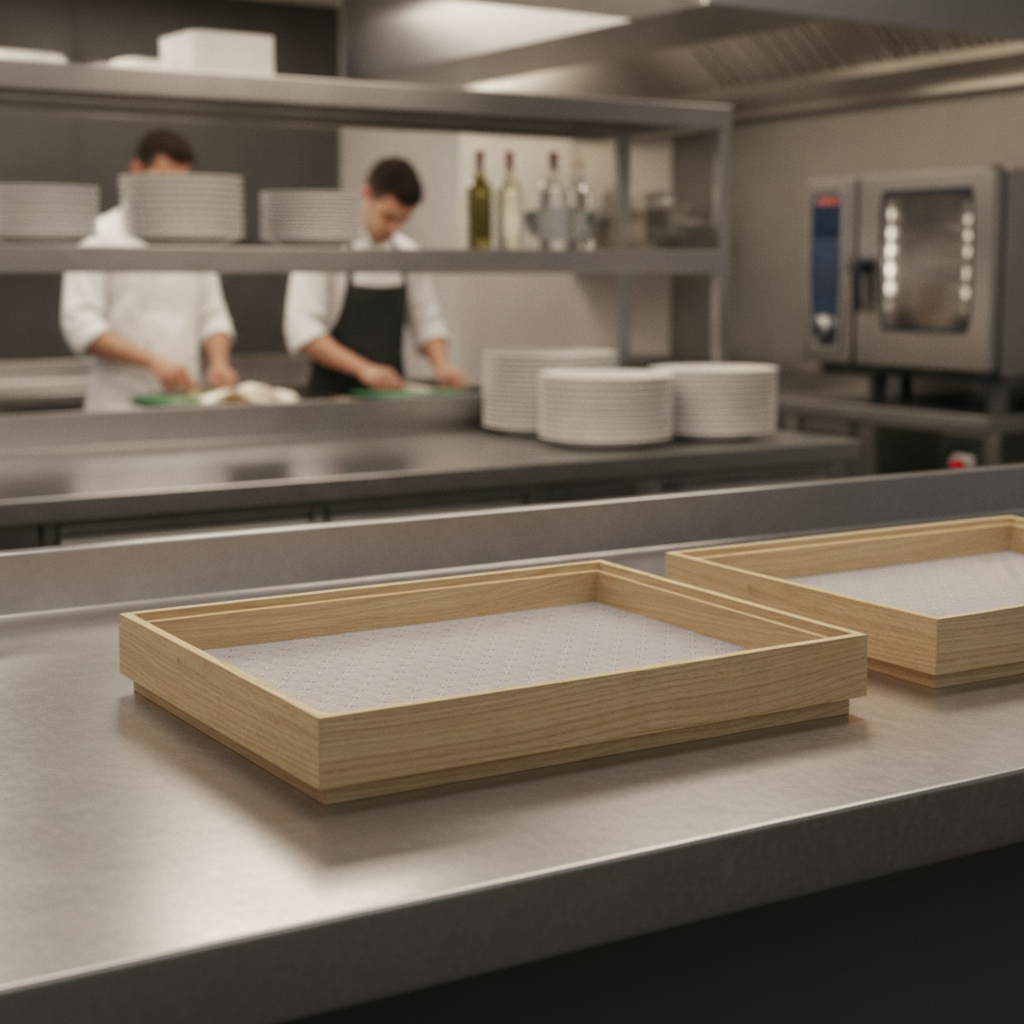 Silicone Non-Slip Mat for GN 1/2 Wooden Boxes