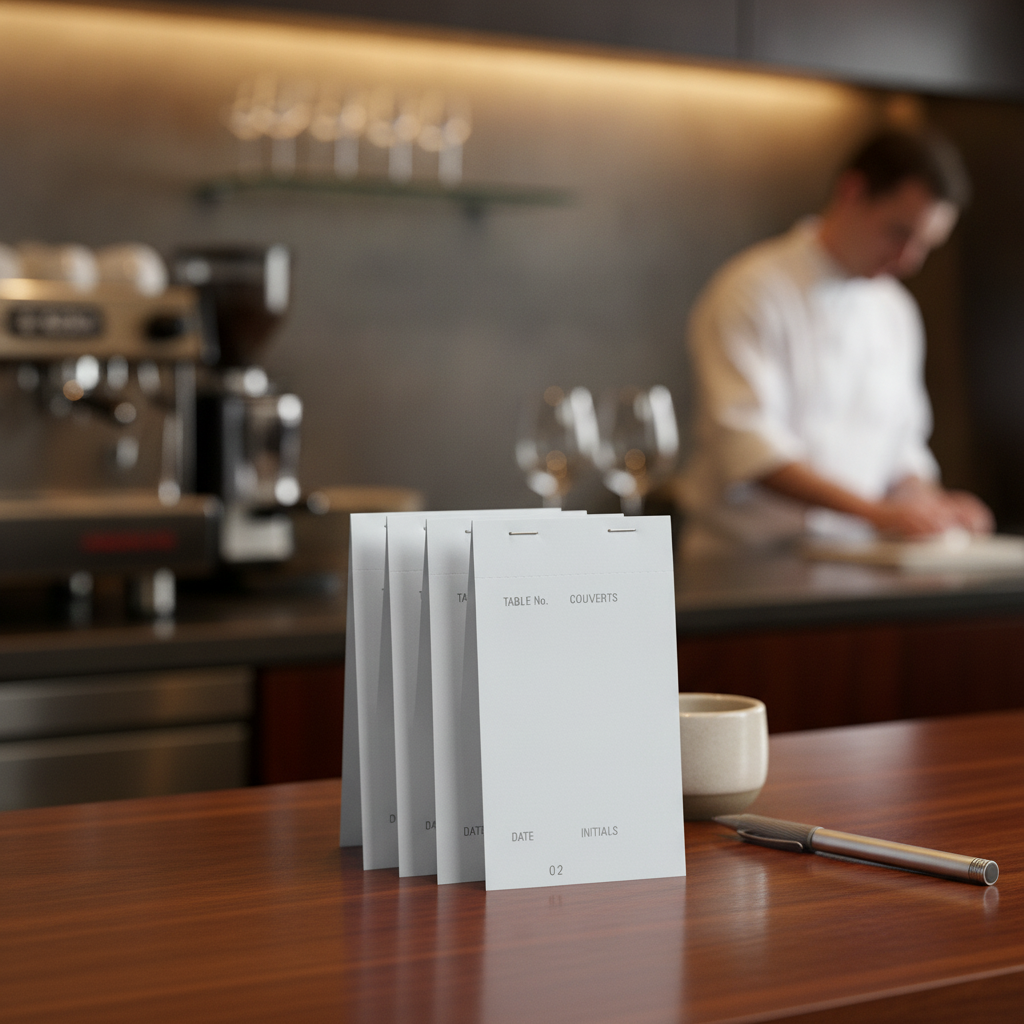 Paper Carbonless Waiter Pad Duplicate for Efficient Order Taking (Pack of 50)
