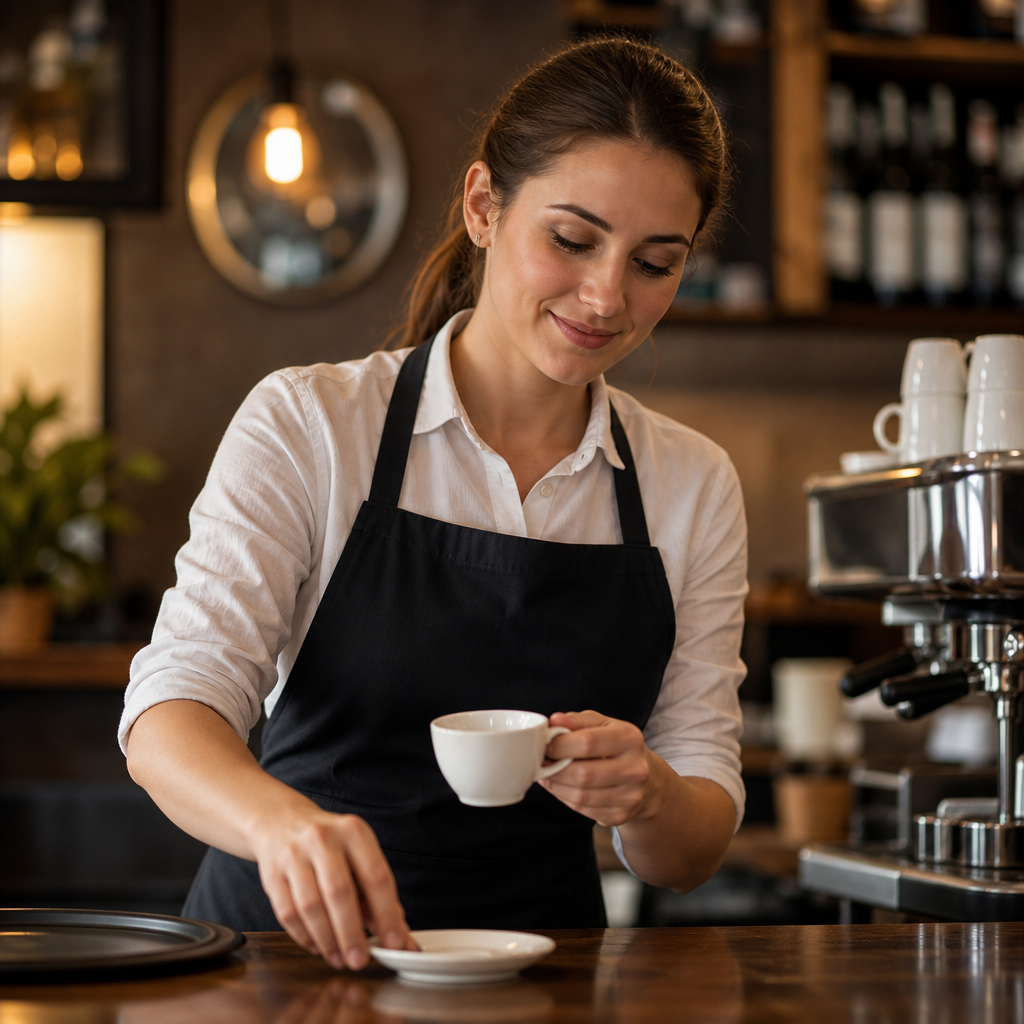 Porcelain Espresso Cups 85ml for Coffee Shops (Pack of 6)