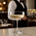 Polycarbonate Champagne Coupe Glasses 210ml for Outdoor Catering (Pack of 12)