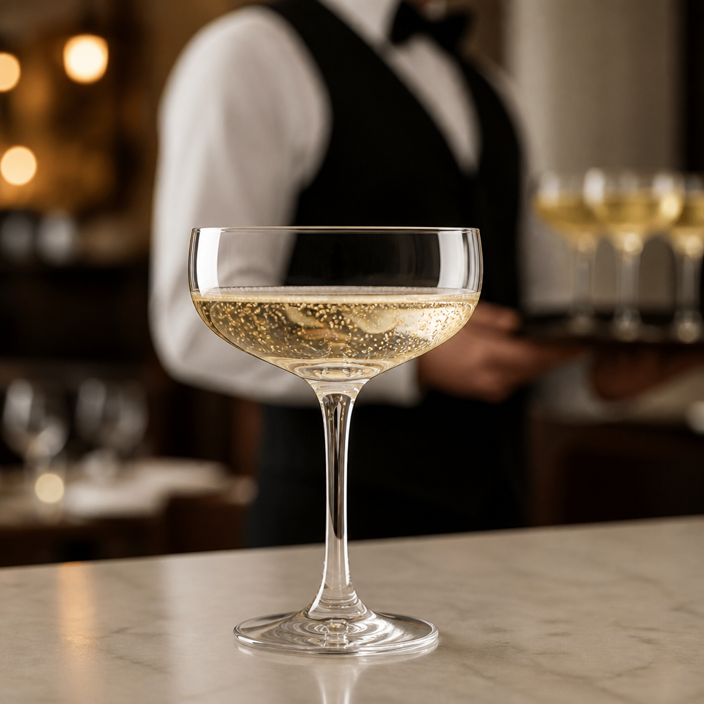 Polycarbonate Champagne Coupe Glasses 210ml for Outdoor Catering (Pack of 12)