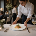 Royal Bone Coupe Plates 225mm Bone China for Fine Dining (Pack of 6)
