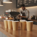 Cardboard Disposable Coffee Cups 340ml for Takeaway Service (Pack of 50)