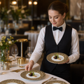 Saucers 160mm Gold Bone China for Celebrations (Pack of 12)