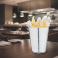 Stainless Steel Mini Food Bucket 485ml for Serving Snacks