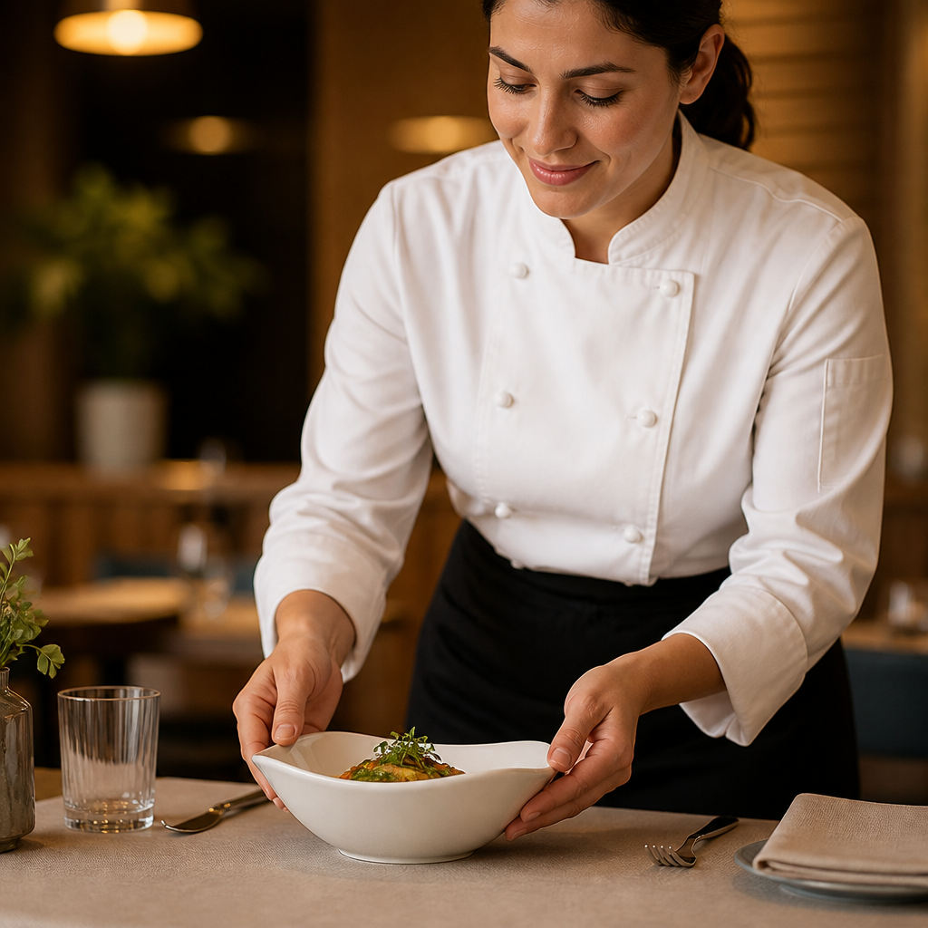 Square Bowl 152mm Porcelain for Casual Dining (Pack of 12)