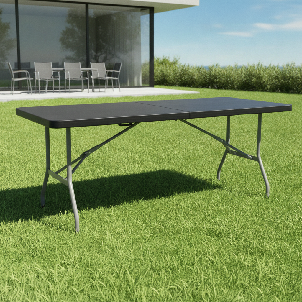 High Density Polyethylene Folding Table 6ft for Outdoor Events