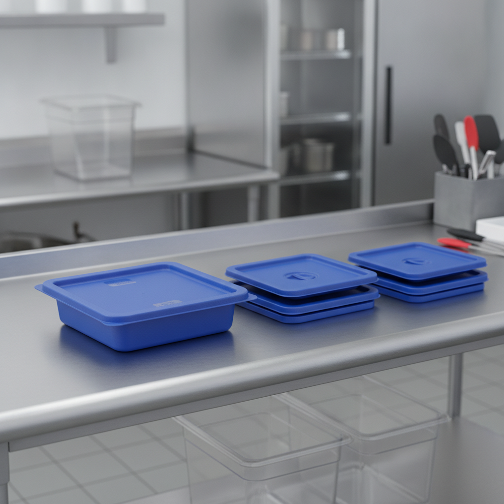 Polyethylene Square Food Storage Container Lid for Food Prep