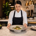 Plate 290mm Sand Melamine for Versatile Dining