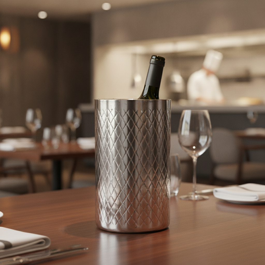 Stainless Steel Double Wall Wine Cooler 1567ml for Serving