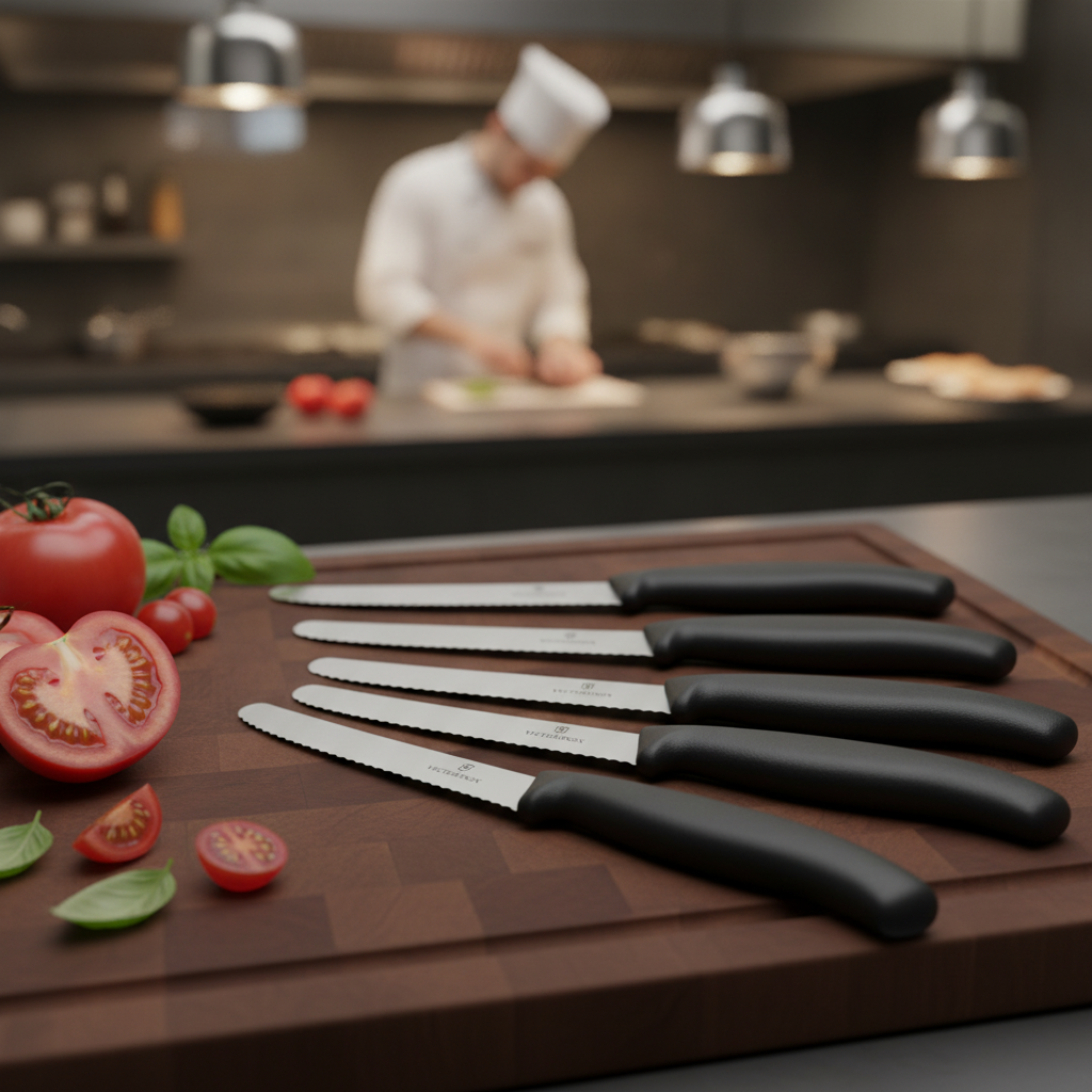 Stainless Steel Tomato & Table Knife 11cm for Catering (Pack of 6)