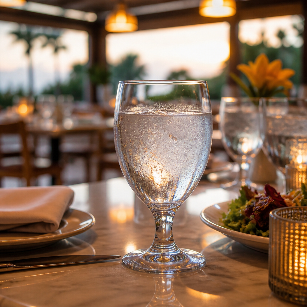 Polycarbonate Water Goblet 296ml for Outdoor Entertaining (Pack of 12)