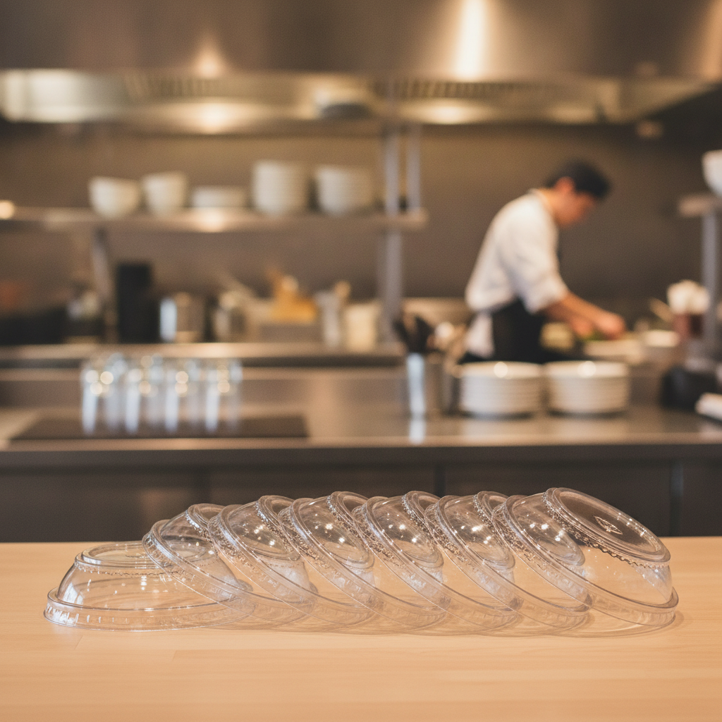 PLA Combo Lids for Cold Cups and Portion Pots (Pack of 1000)