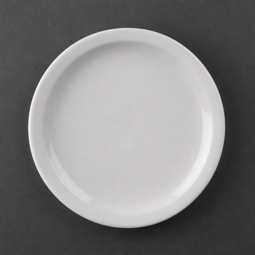Olympia Athena Narrow Rimmed Plates 205mm for Catering & Restaurants