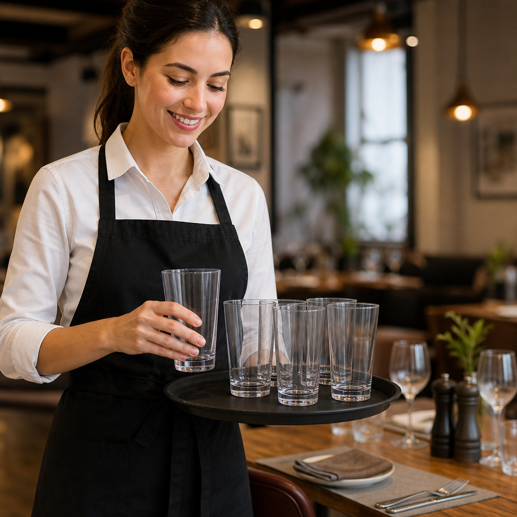 Polycarbonate Stacking Hi Ball Tumblers 420ml for Hospitality (Pack of 6)