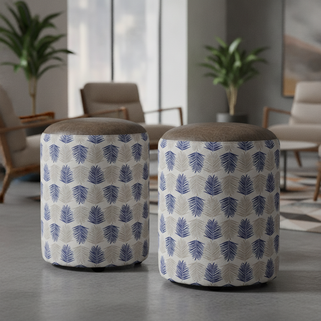 Pine Cylinder Stools 470mm for Contemporary Venues (Pack of 2)