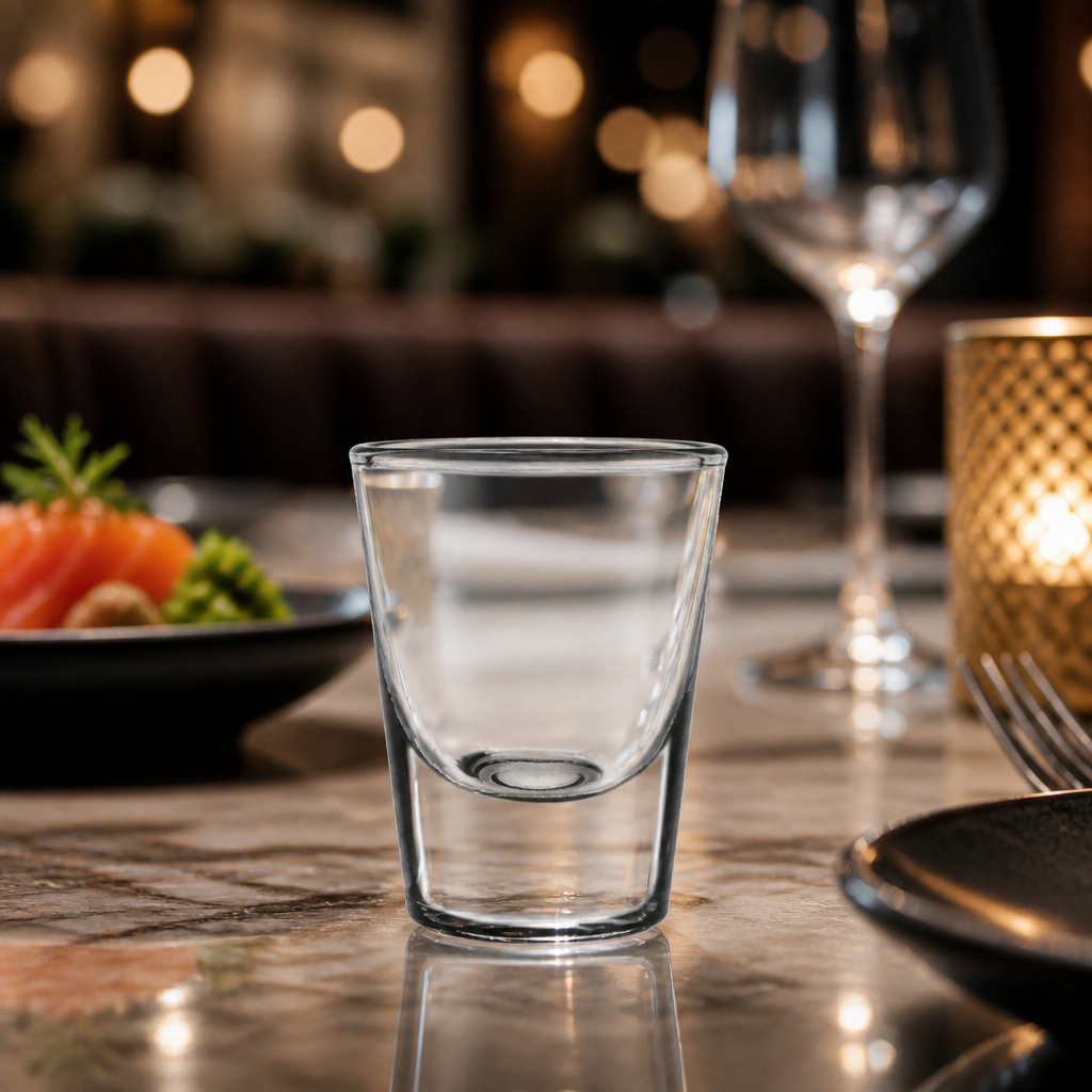 Crystal Glass American Shot Glasses 30ml for Bars & Clubs (Pack of 12)