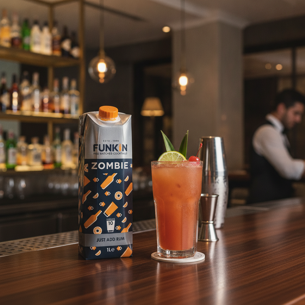 Fruit Cocktail Mixer with Pineapple & Citrus 1L for Bars & Pubs