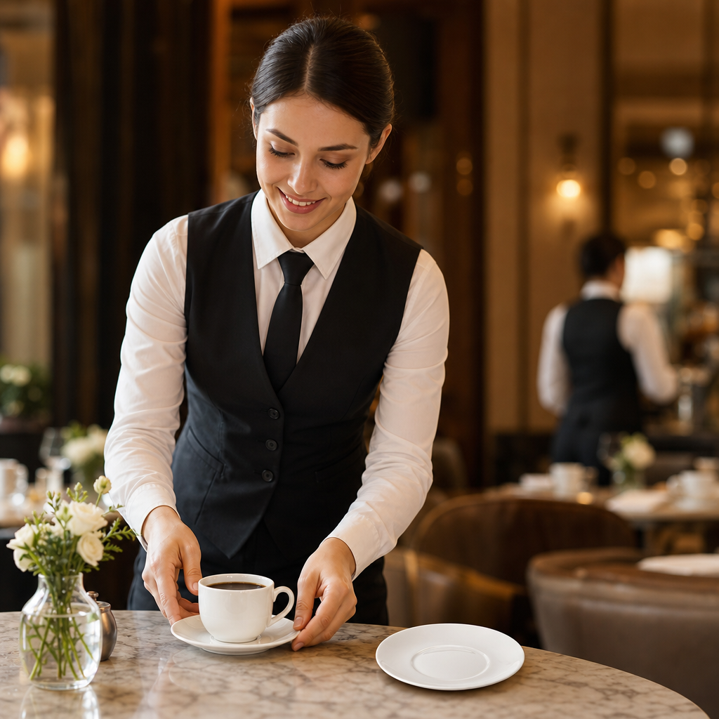 Beverage Saucers 155mm White Bone China for Dining (Pack of 6)