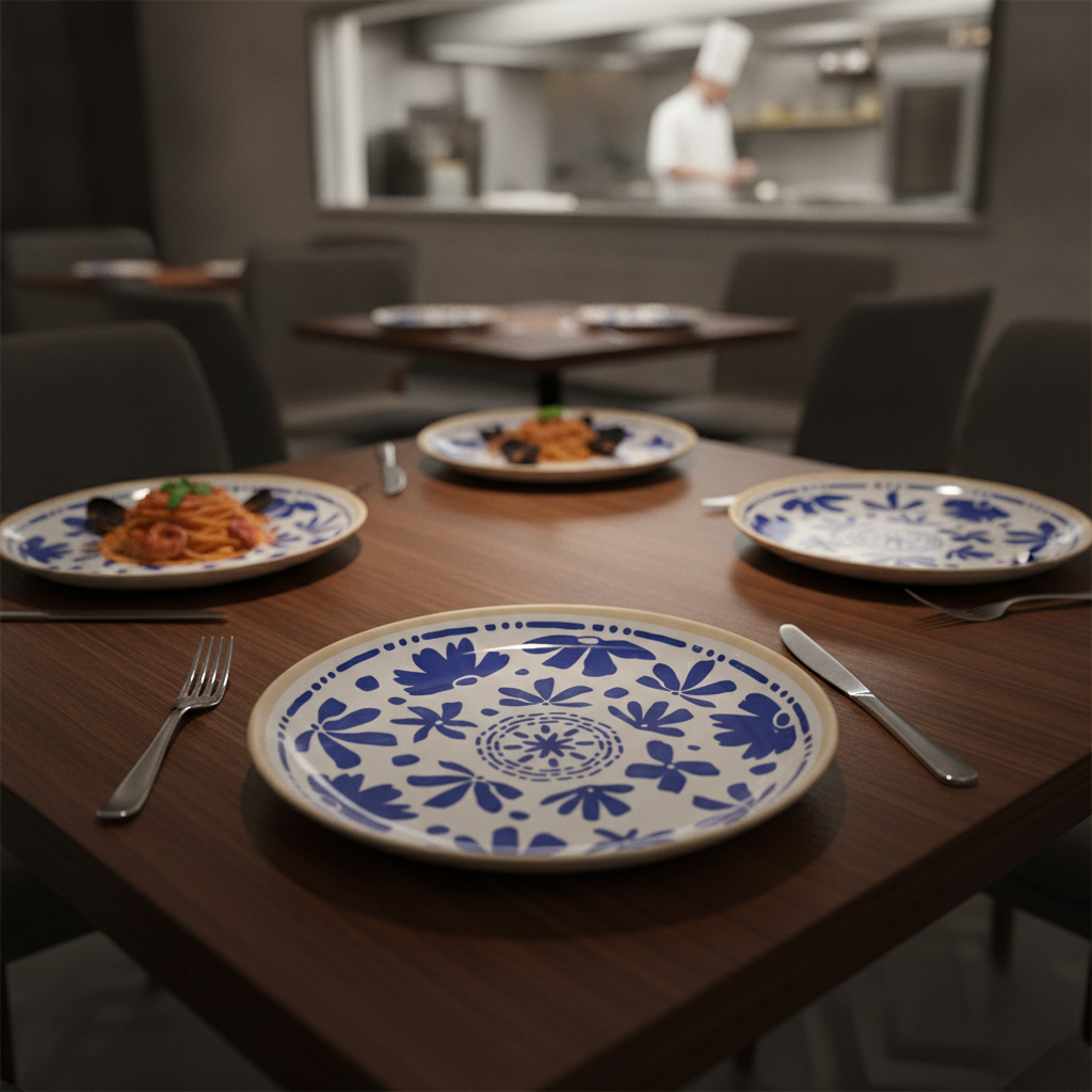 Melamine Round Plate 155mm for Restaurants & Catering