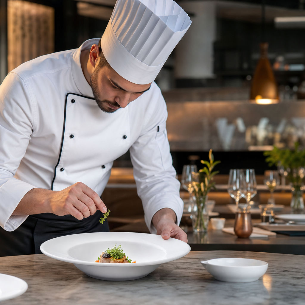 Nouveau Bowls 230mm Porcelain for Fine Dining (Pack of 24)