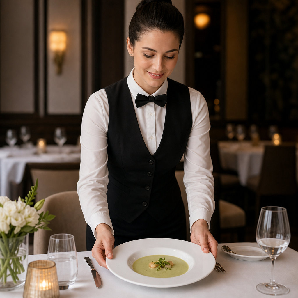 Monaco White Porcelain Soup Plates 240mm for Fine Dining - Pack of 24