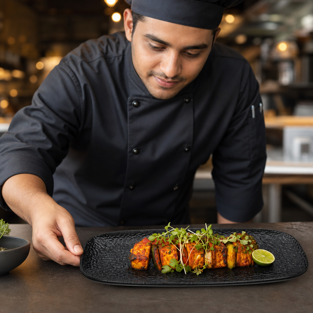 Oblong Plates x 298 153mm Vitrified Ceramic for Hospitality (Pack of 12)