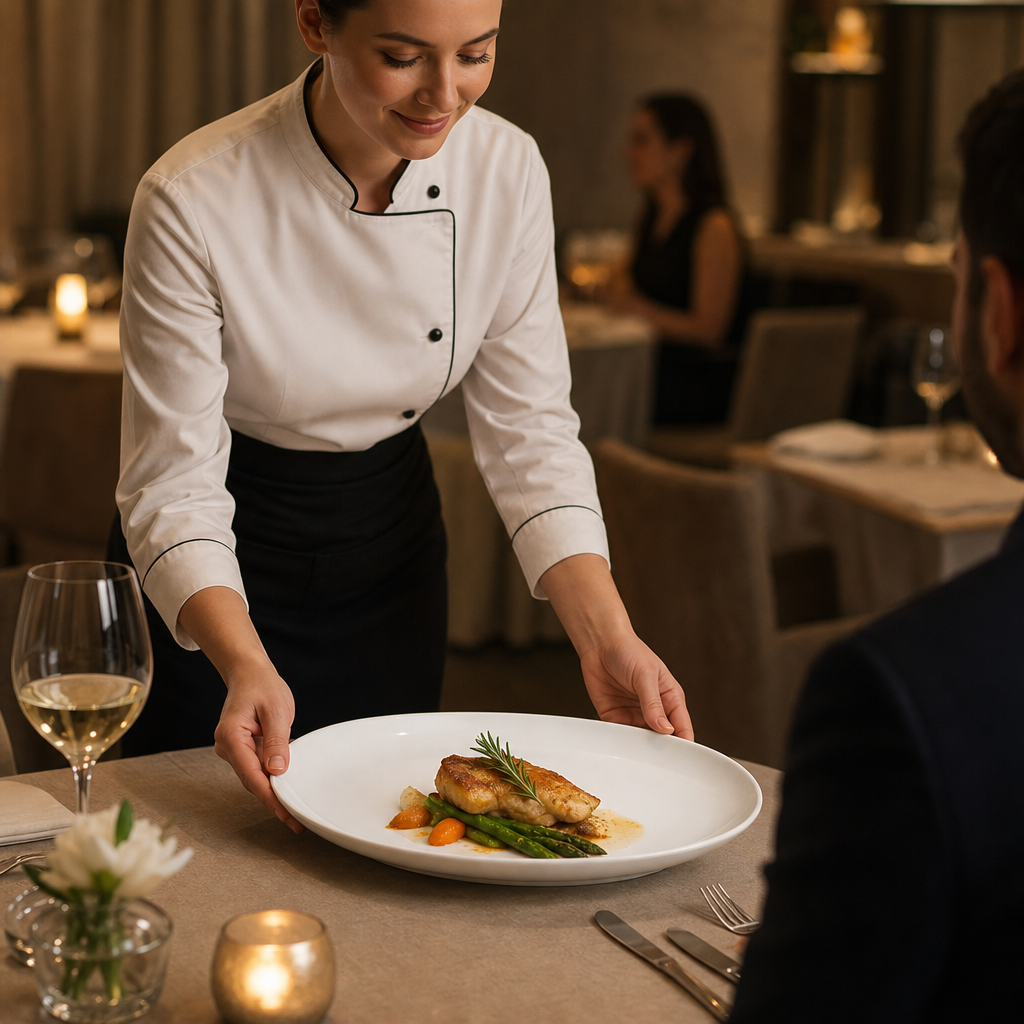 French Deep Oval Plates 365mm Porcelain for Hotels (Pack of 2)