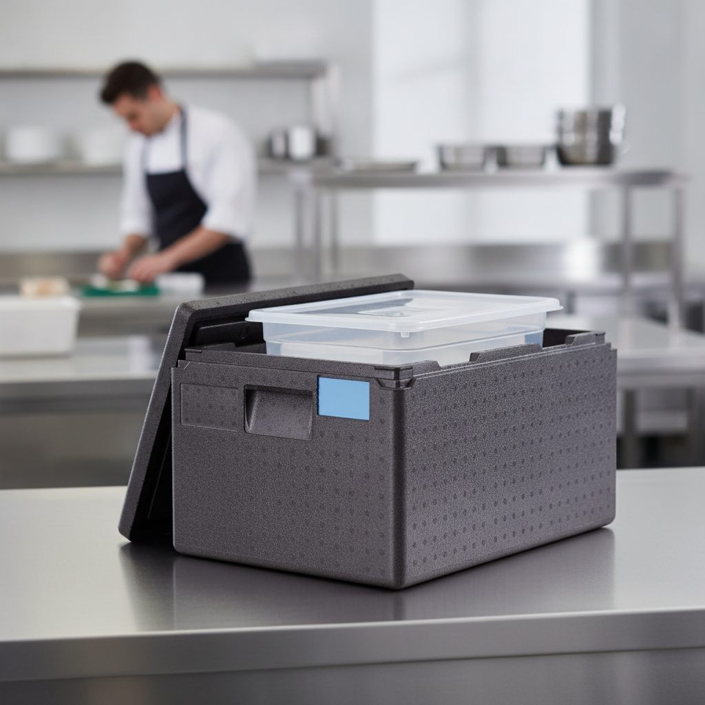 Polypropylene Top Loading Food Tray Carrier 43L for Catering