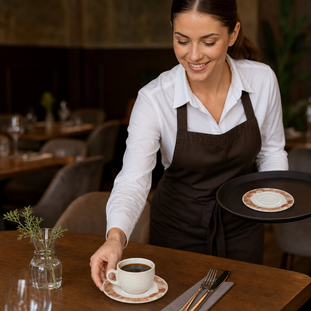 Saucers 125mm Porcelain for Restaurants & Cafés (Pack of 24)