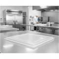 Large Polycarbonate Food Container Lid for Commercial Catering