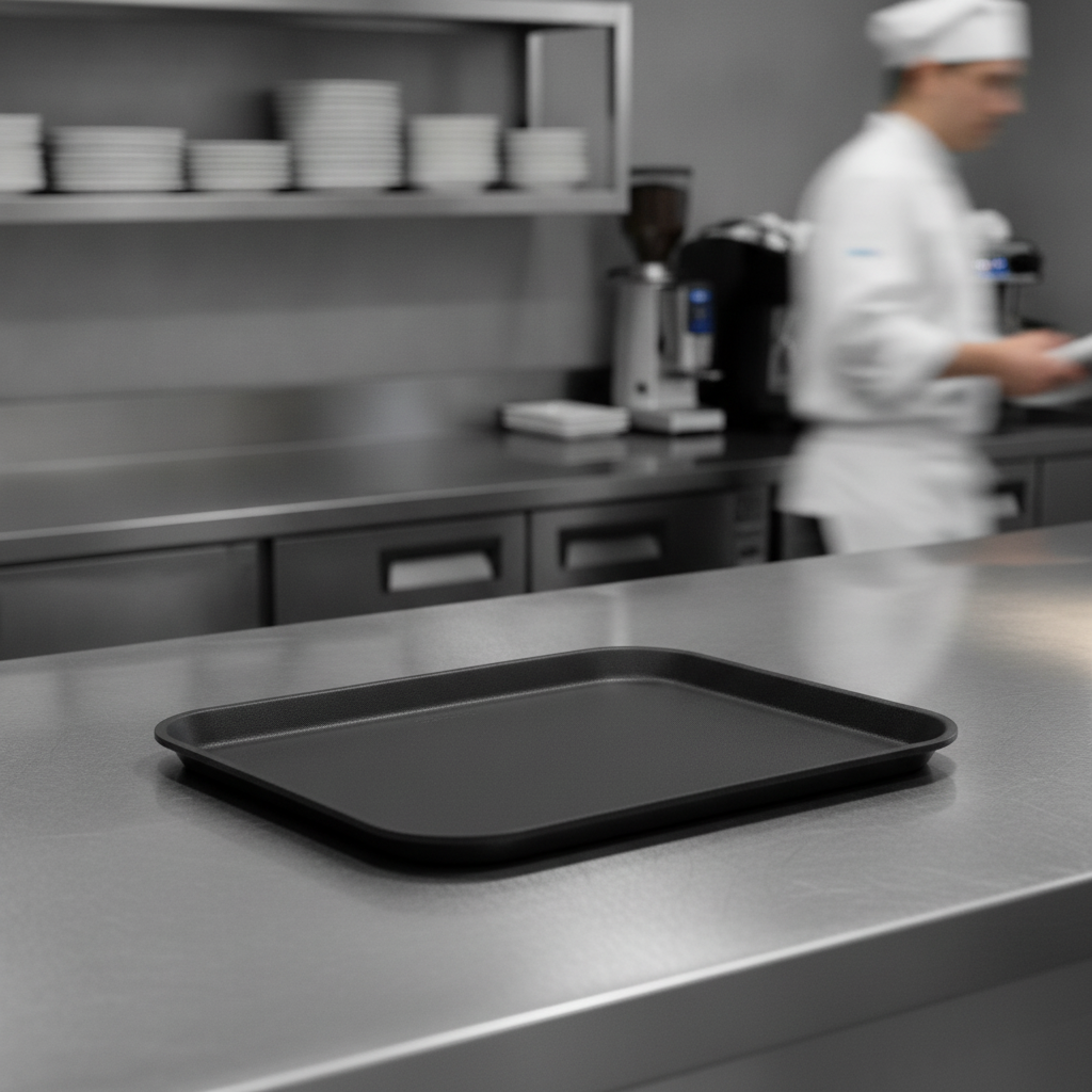 Fibreglass Non-Slip Rectangular Tray 457x355mm for Catering & Hospitality
