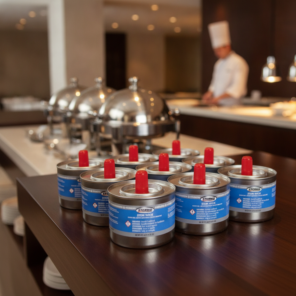 Metal Liquid Chafing Fuel 6 Hour for Catering & Hospitality (Pack of 12)