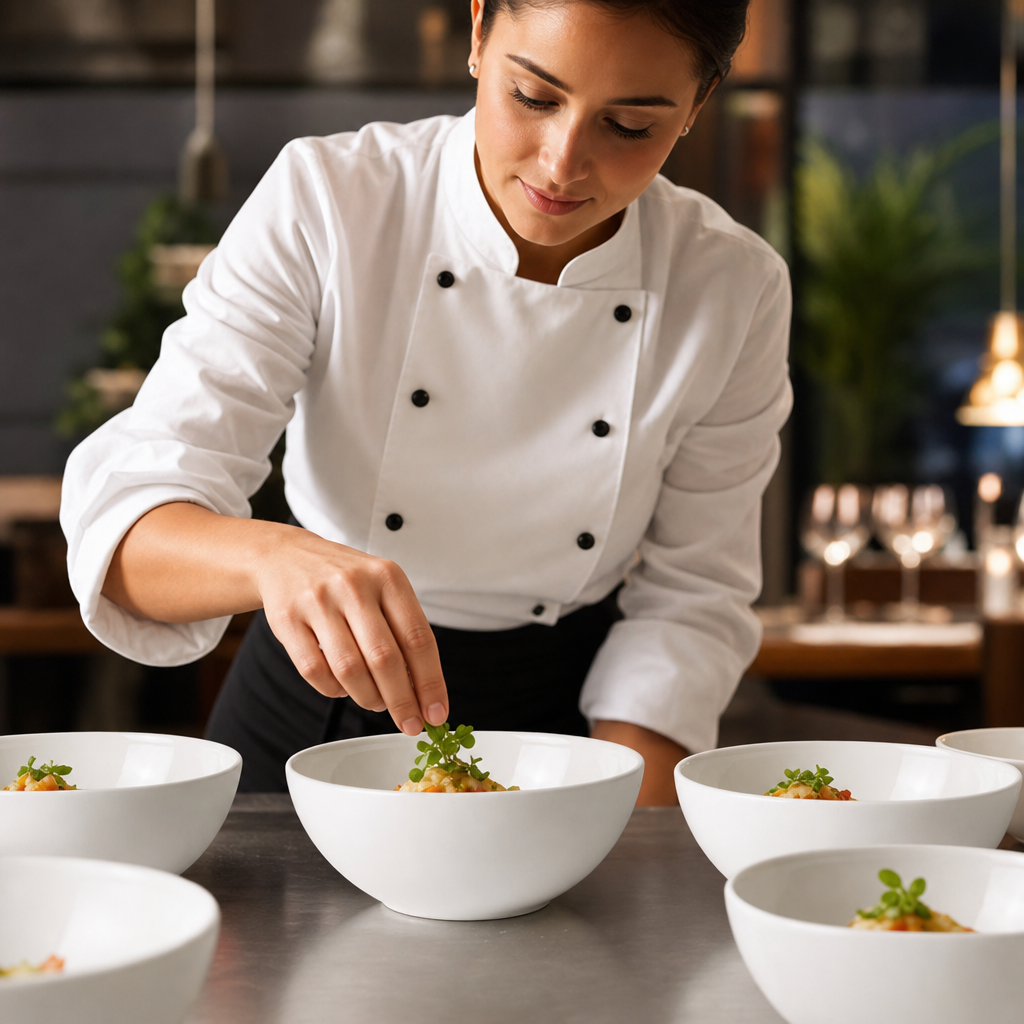 Deep Bowls 130mm White Bone China for Dining (Pack of 6)