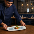 Oblong Platters Blue Vitrified Ceramic for Everyday Service (Pack of 12)