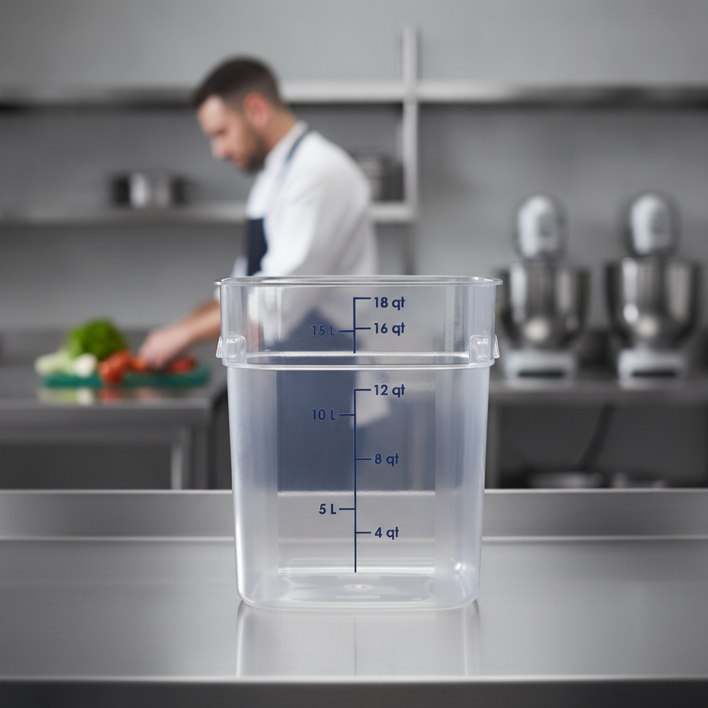 Polycarbonate Food Storage Container 17.2L for Efficient Kitchens