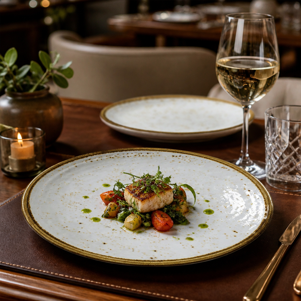 Coupe Plates 210mm Melamine for Artisan Culinary (Pack of 6)