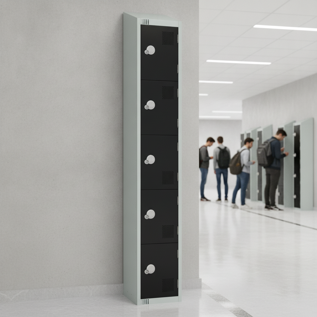 Powder Coated Steel Lockers 450mm Deep for Public Institutions