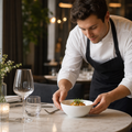 Deep Bowls 130mm White Bone China for Dining (Pack of 6)