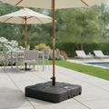 Heavy Duty HDPE Water Fill Parasol Base 100kg for Outdoor Use