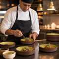 Stacking Trays Yellow Vitrified Stoneware for Restaurant Dining (Pack of 12)