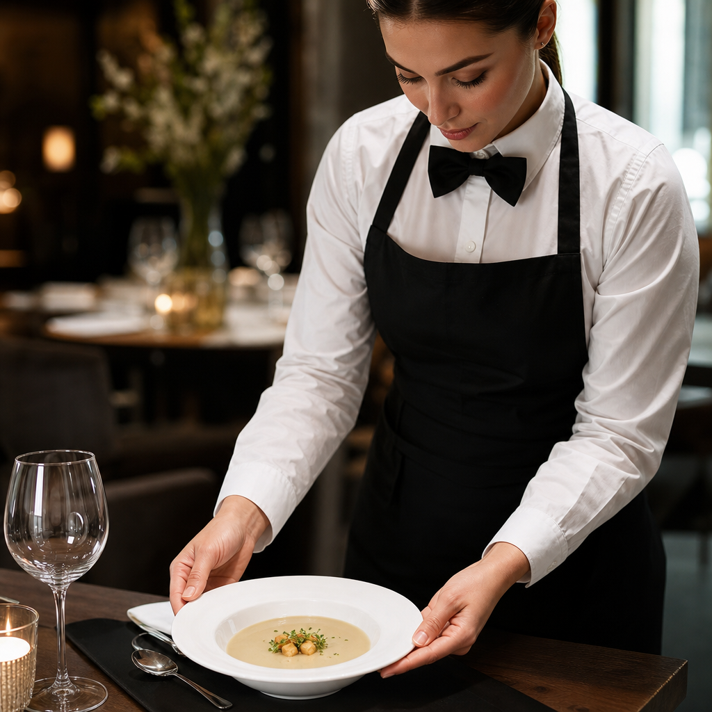 Soup Plates 222mm Porcelain for Fine Dining (Pack of 24)